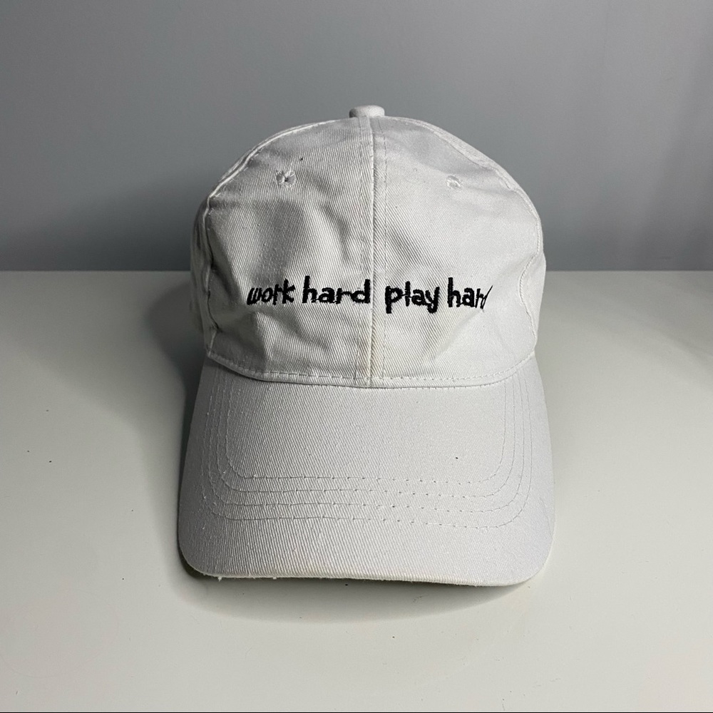 Work Hard Play Harder Dad Cap